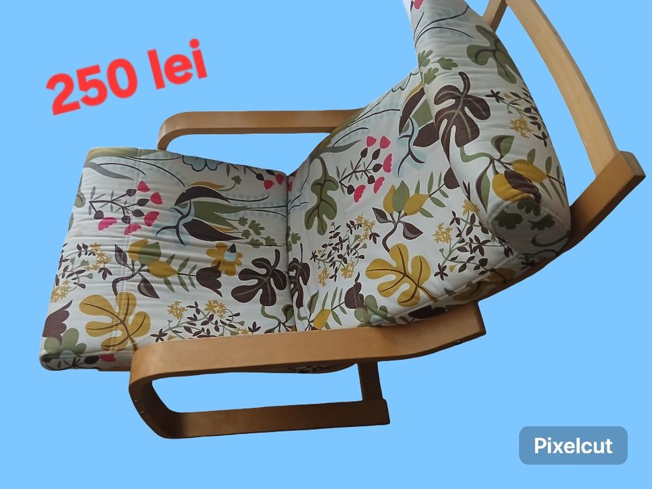 Scaun cu saltea lemn curbat