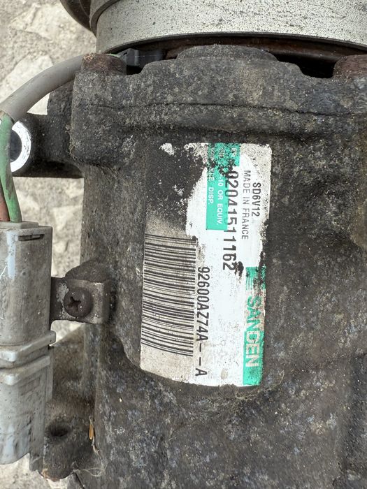 Компресор за климатик за Nissan Juke мотор 1.5dci Sanden sd6v12