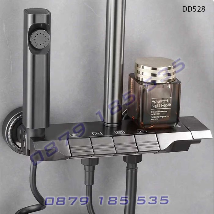 Луксозна душ система пиано бутони 4 функции баня модерна пита слушалка