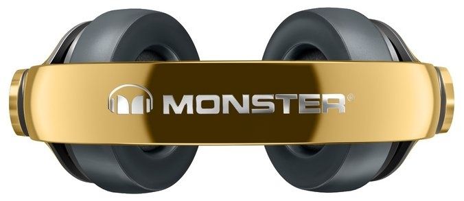 Нераспечатанные наушники Monster 24K DJ Over-Ear Gold Limited Edition