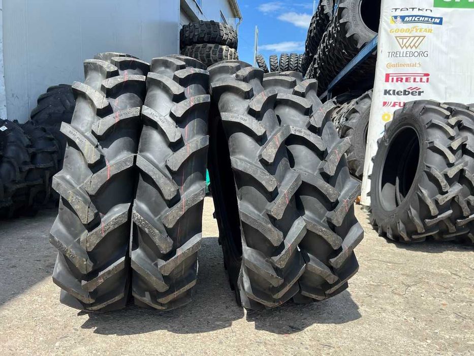 9.5-24 cu 8 pliuri anvelope noi marca TVS pentru tractor fata