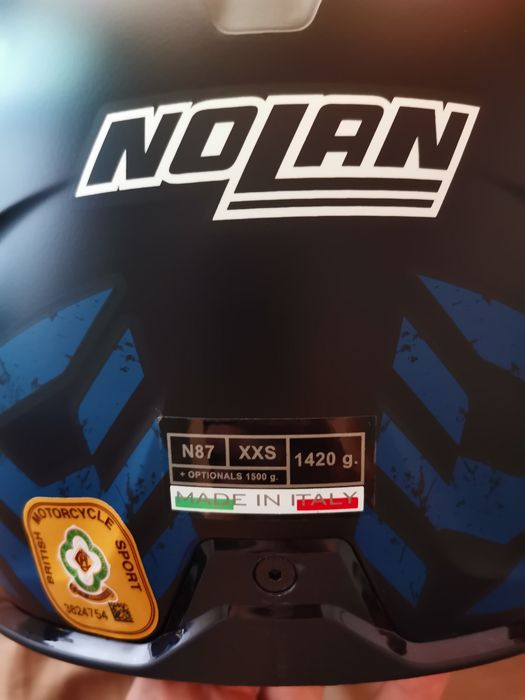 Каска за мотор Nolan N87 Venator с очила размер 2XS