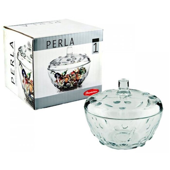 Сахарница/конфетница Pasabahce PERLA 14см с крышкой