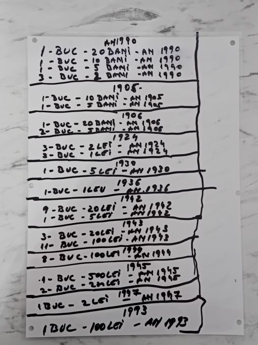 Colecție monede românești de vanzare