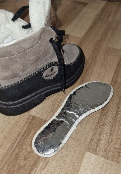 Ghete de lux Kandahar Oslo Brown, Piele & Lână de Miel, Damă - 36