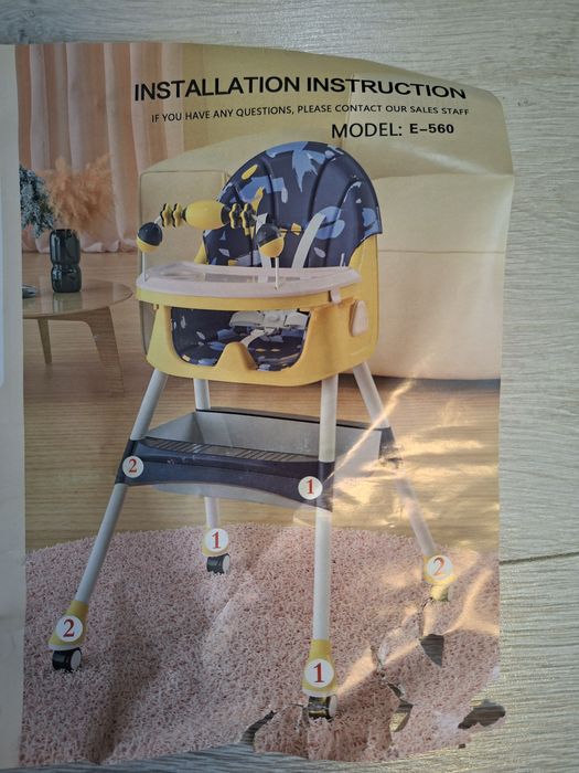 Продам детский стульчик для кормления НОВЫЙ