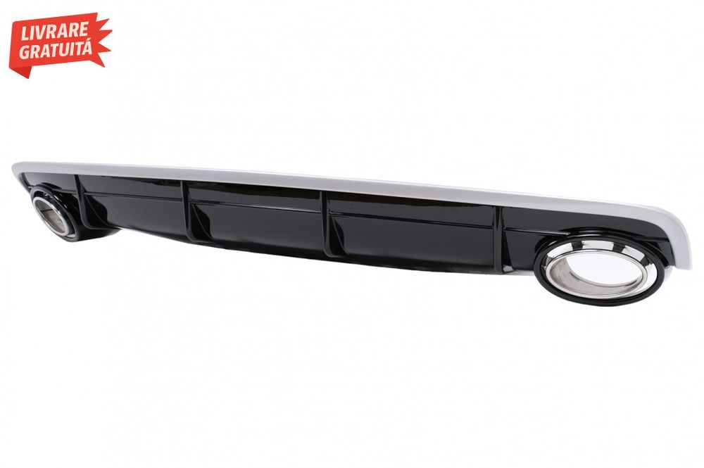 Difuzor Bara Spate Evacuare Dubla Audi Q7 4M (2015-2019) Bara S-Line