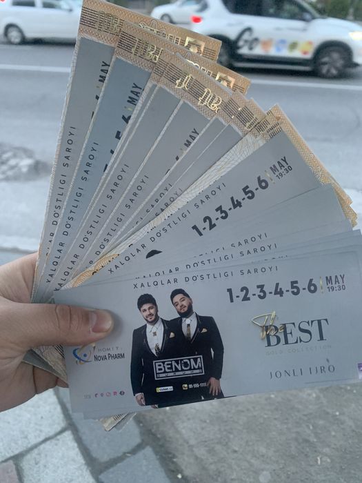 BENOM KONSERT |  bilet sotiladi
