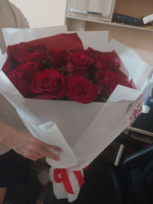 Букет роз 15штук