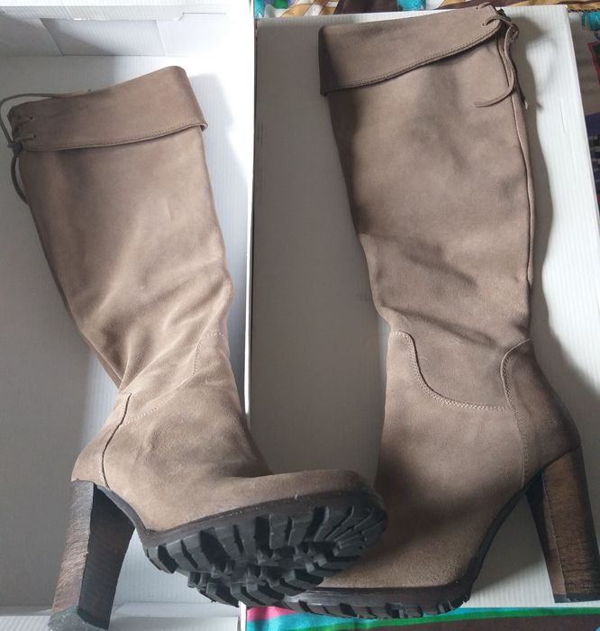 Cizme dama din piele intoarsa