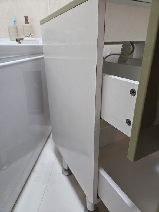 Set dulap baie cu chiuveta si baterie