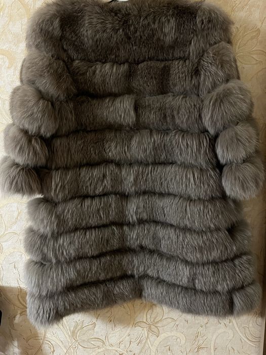 Шуба из меха песца