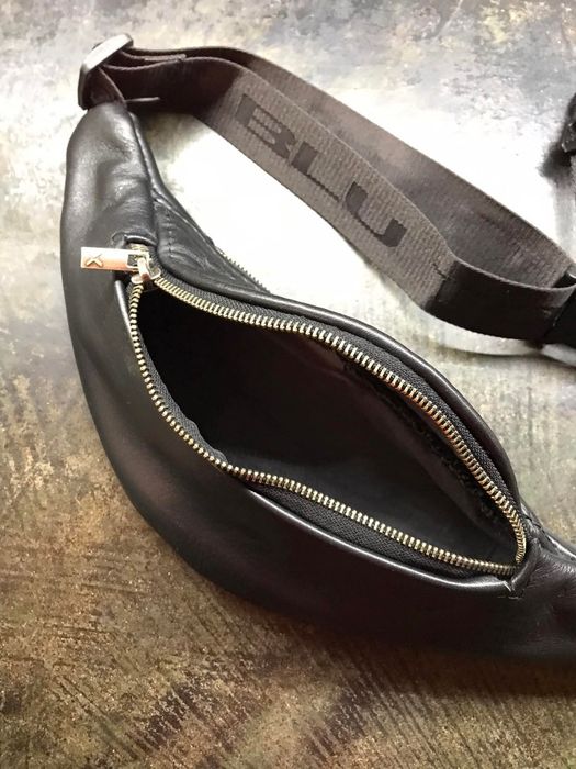 Чанта ест. телешка кожа(банан)