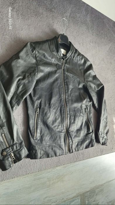 Мъжко кожено яке (М) 80€
