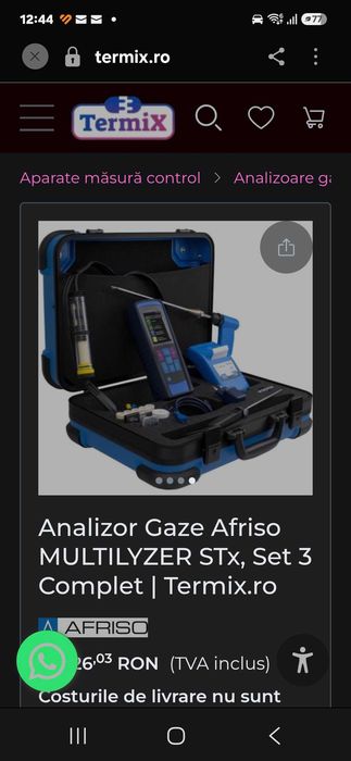 Analizor de gaze