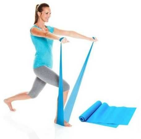 Эластичная фитнес лента, резинка