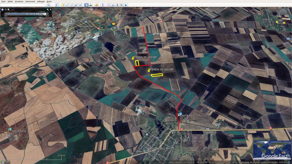 OFERTA teren extravilan 10 ha (11.000€/ha)