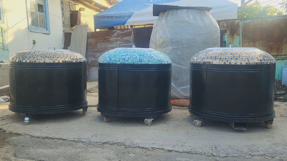 Тандырные печи на колёсах