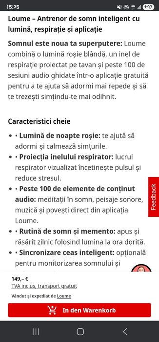 Ajutor pentru somn Loume