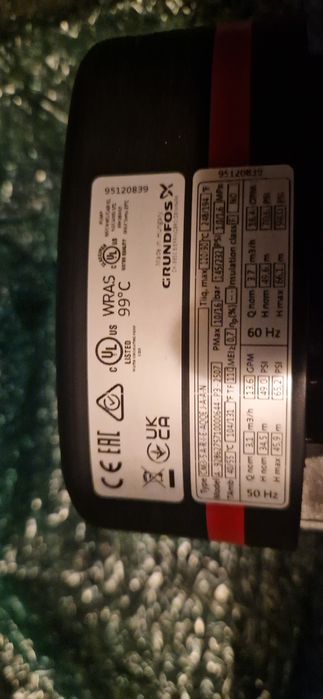 Pompa Grundfos MBGE-H3-CV15/B 0.75 HP 400V – Nouă, fabricație 2025