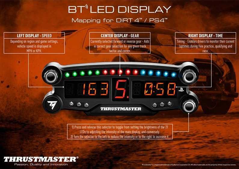 thrustmaster bt led display simracing