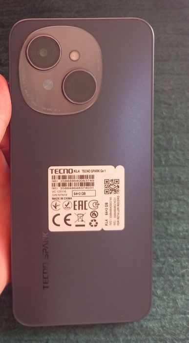 Tecno spark go1 KL4