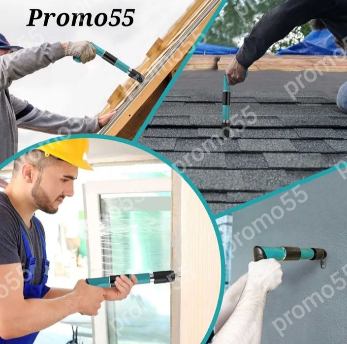 ПРОМО! Преносим Ръчен Пистолет за Пирони  в куфар с 50 пирона