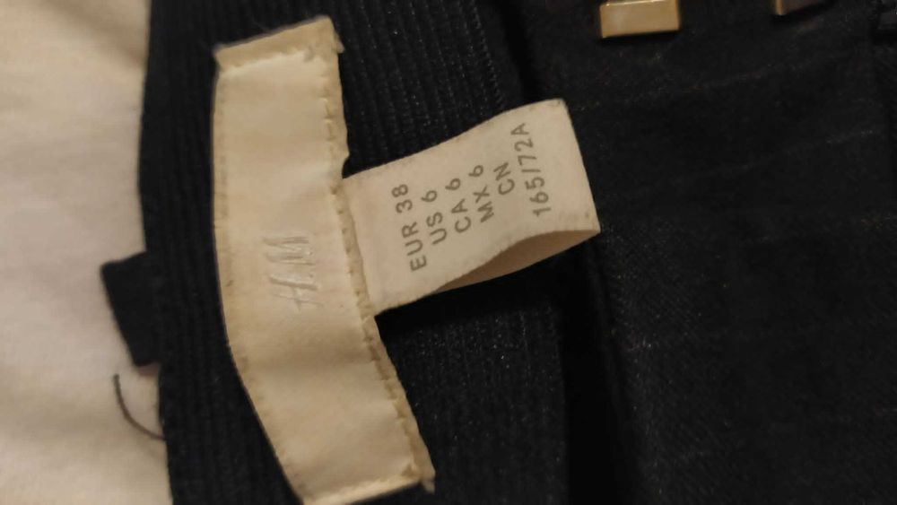 дамски панталон H&M, размер 38, черен