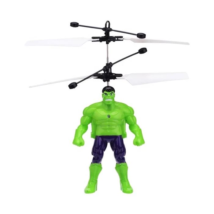 Летяща кукла дрон spiderman superman hulk batman capitan ironman фея