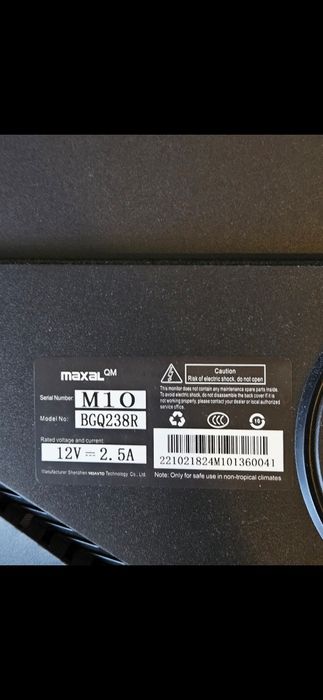 монитор maxal 23.8