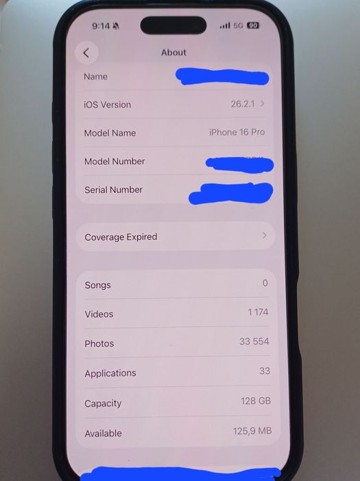 iPhone 16 pro Desert Titanium 128 GB