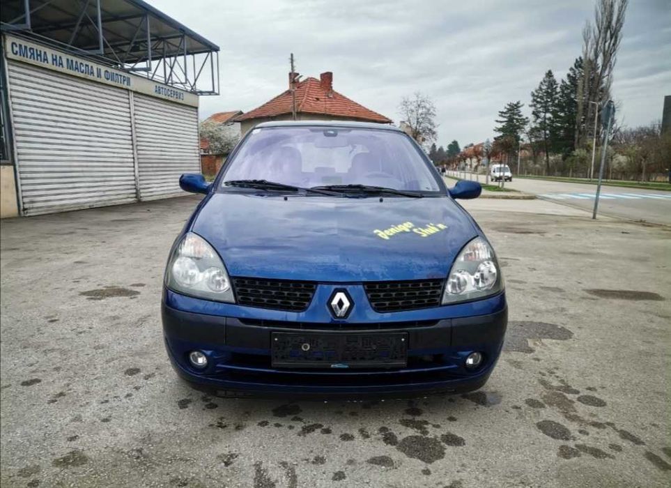 Ляв L Фар Рено Клио/Renault Clio 2003--2007 сив рефлектор оригинален