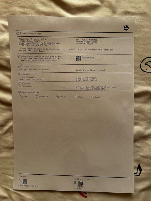 HP LaserJet M209dw – Impecabilă | Wi-Fi | Duplex automat