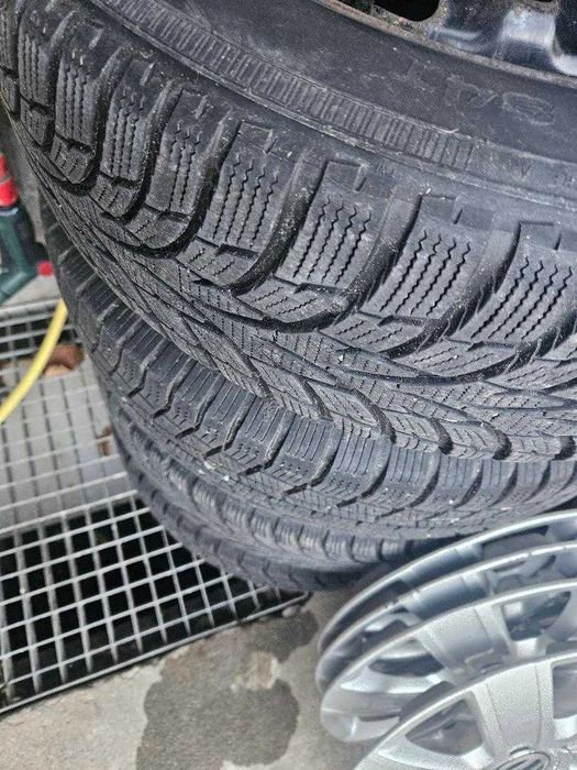 Roti Polo 175 70 14, 5X100, cu capace originale VW