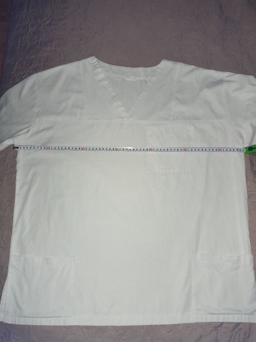 Bluza alba de costum medical  nr. 52