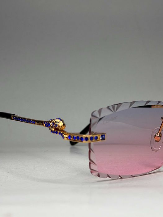 Ochelari Cartier Rimeless Diamond Cut Pink 20% reducere