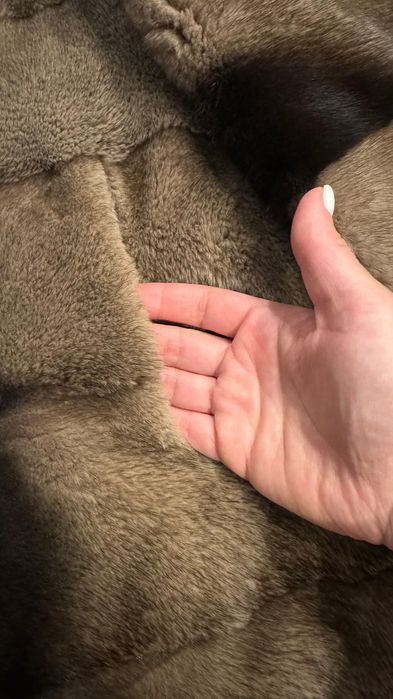 Шуба норковая, градиент