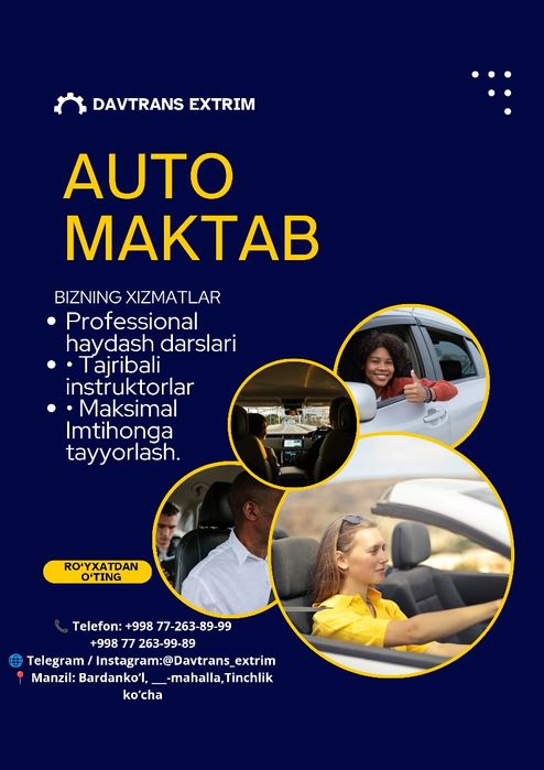 Haydovchilik bo‘yicha express kurs