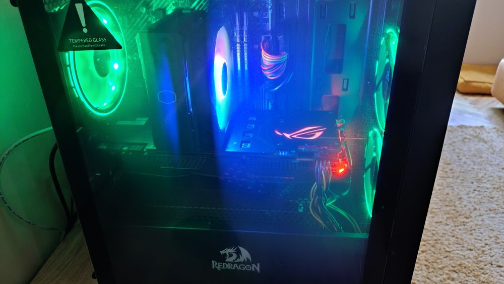 Мощен Геймърски и Стрийминг компютър | i7-11700F | ROG Strix GTX 1070 | 16GB RAM 3200MHz | NVMe + 1 TB HDD 7200RPM