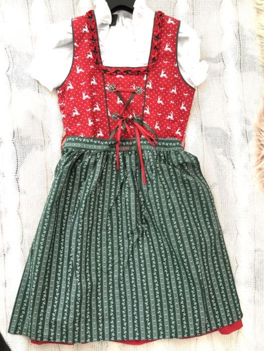 Costum tirolez/ Rochita tiroleza 9-10 ani