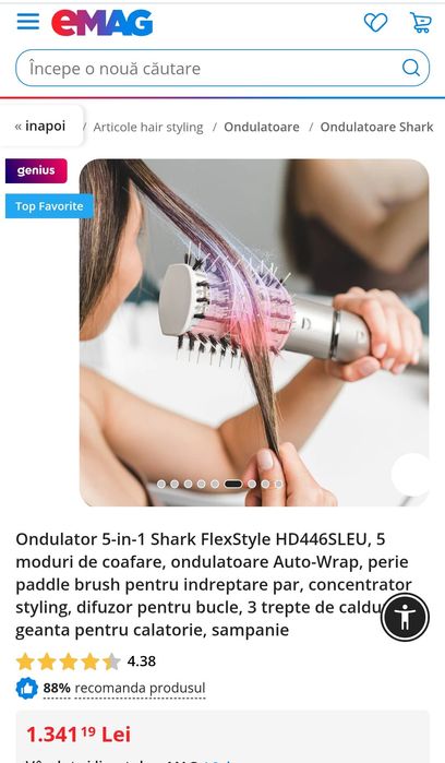 Ondulator 5-în-1 Shark FlexStyle / Nou /Sigilat