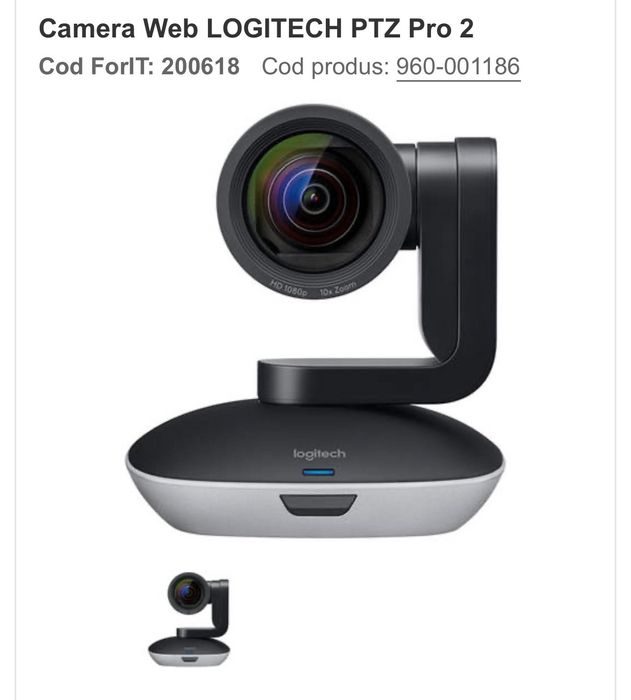 Camera web Logitech Pzt Pro 2