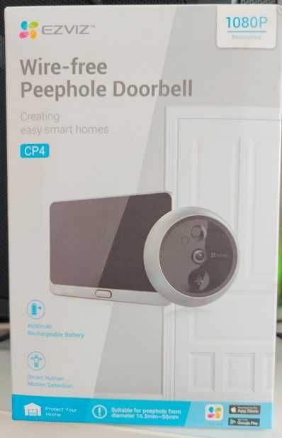 Sonerie wireless cu monitor HP4 Ezviz CS-HP4
