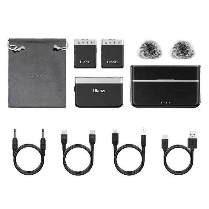 Ulanzi Професионален безжичен микрофон тип "брошка"