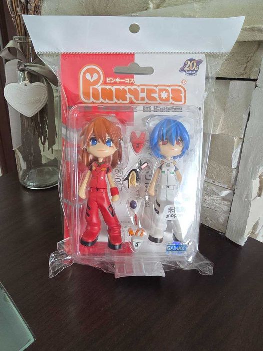 Original Evangelion Asuka and Rei figures