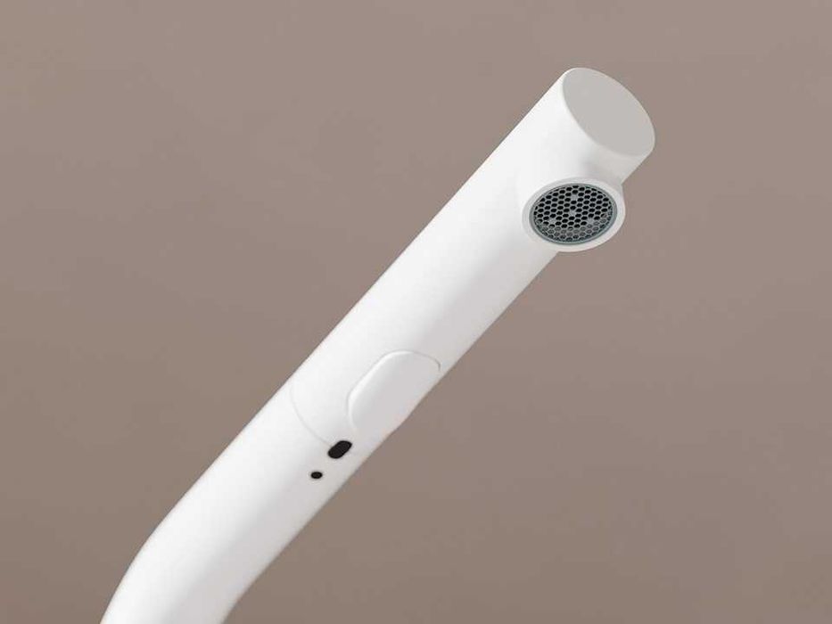 Бял смесител за кухня с изтегляща глава, 2 режима на струя - 3010