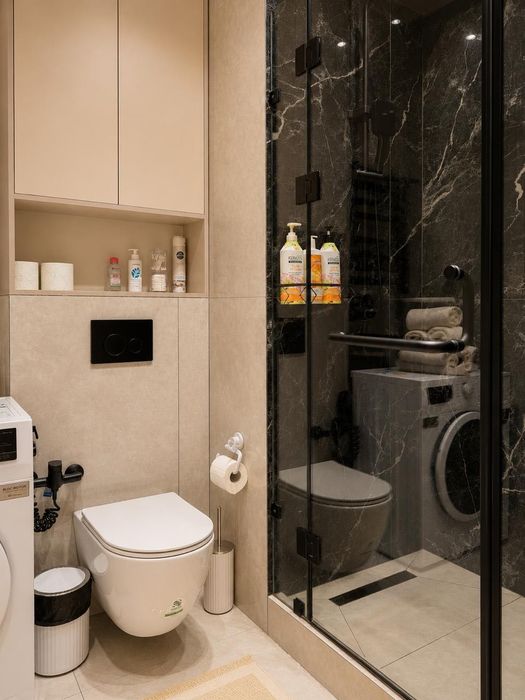 Luxury Beige Studio | Modera Tower View Посуточно