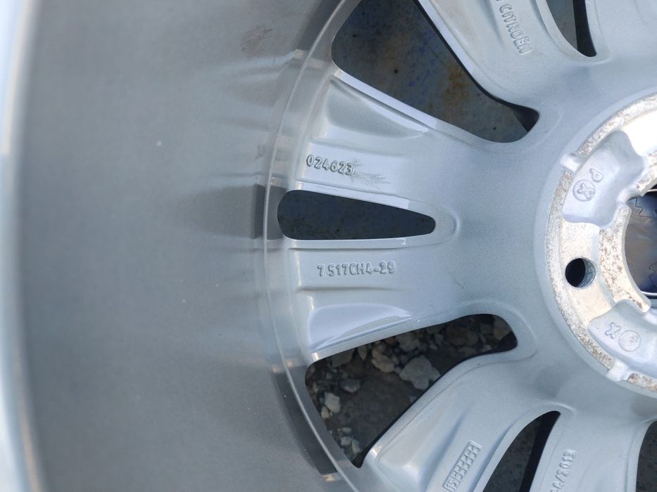 5 бр. Оригинални алуминиеви джанти 17 Пежо Peugeot 3008 4*108