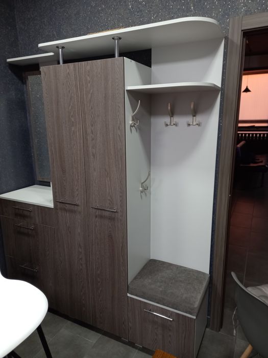 Прихожая  зона новая.