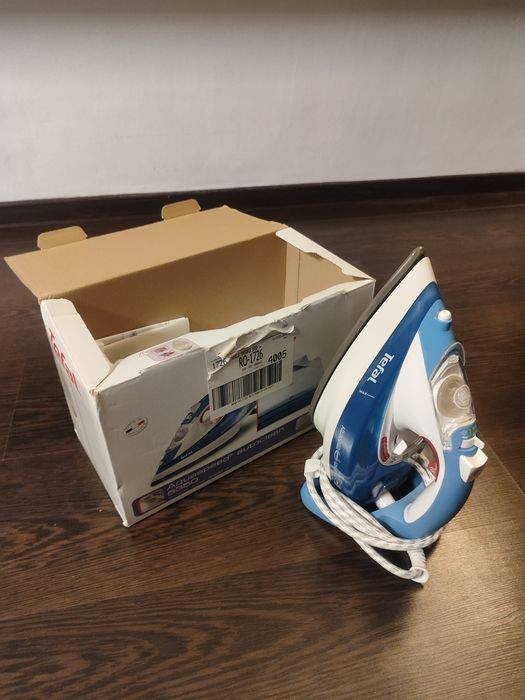 Fier de calcat Tefal AquaSpeed FV5350, Talpa Palladium, 2400 W, 0.3 l